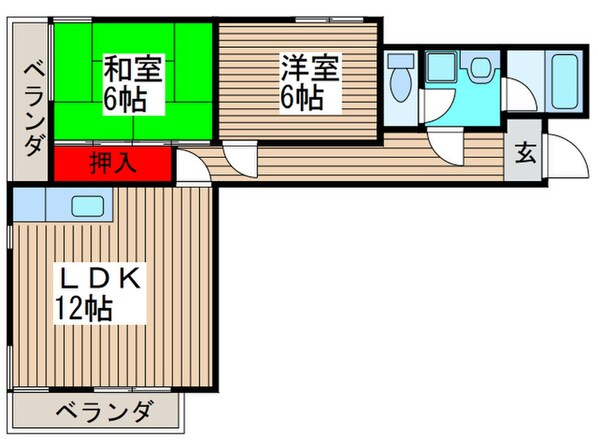 春日パステルプラザの物件間取画像